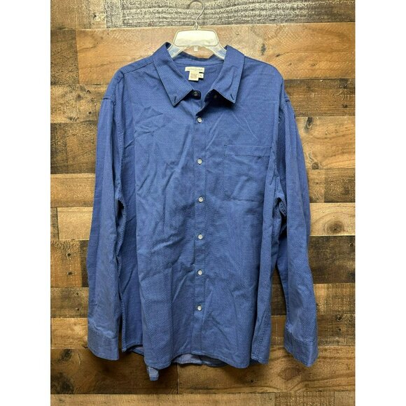 Carbon 2 Cobalt‎ Men's Long Sleeve Button Up Size X-Large - Picture 1 of 3